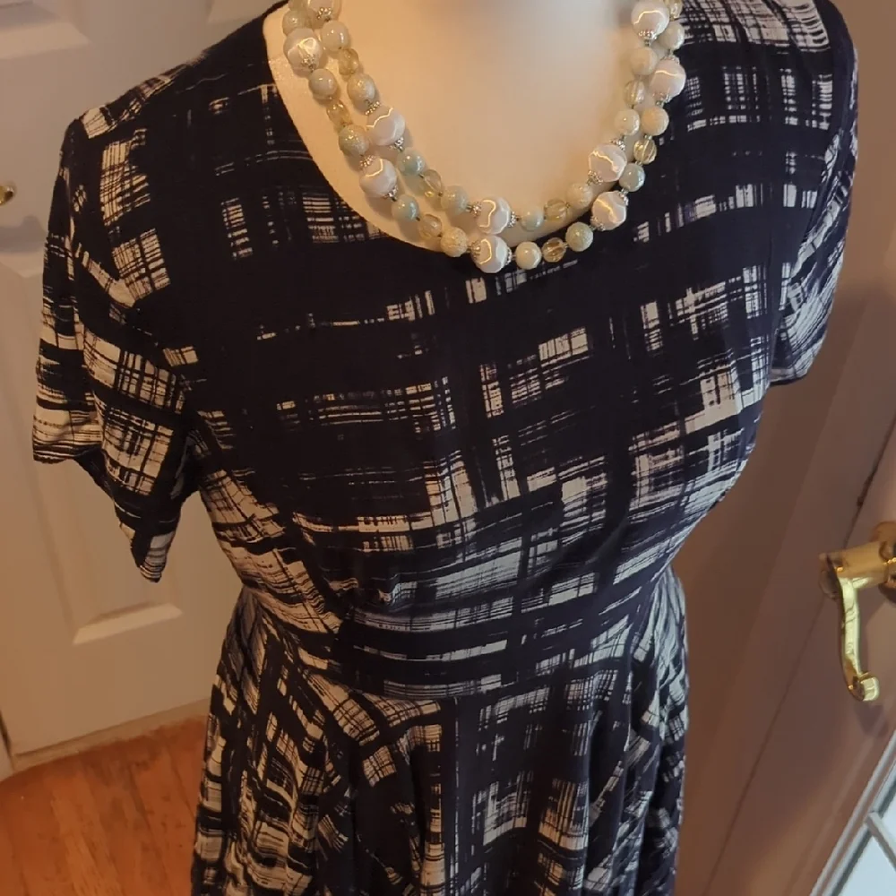 Corey Lynn Calter Black and White Asymmetrical Dress - Picture 4 of 10